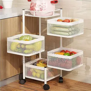 Rotating Square Storage Rack