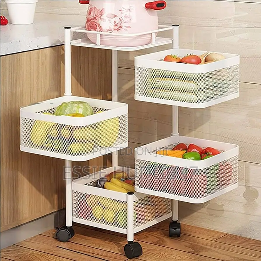 Rotating Square Storage Rack