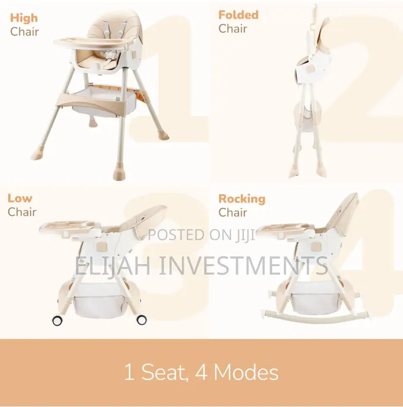 Foldable Baby High Feeding Chair