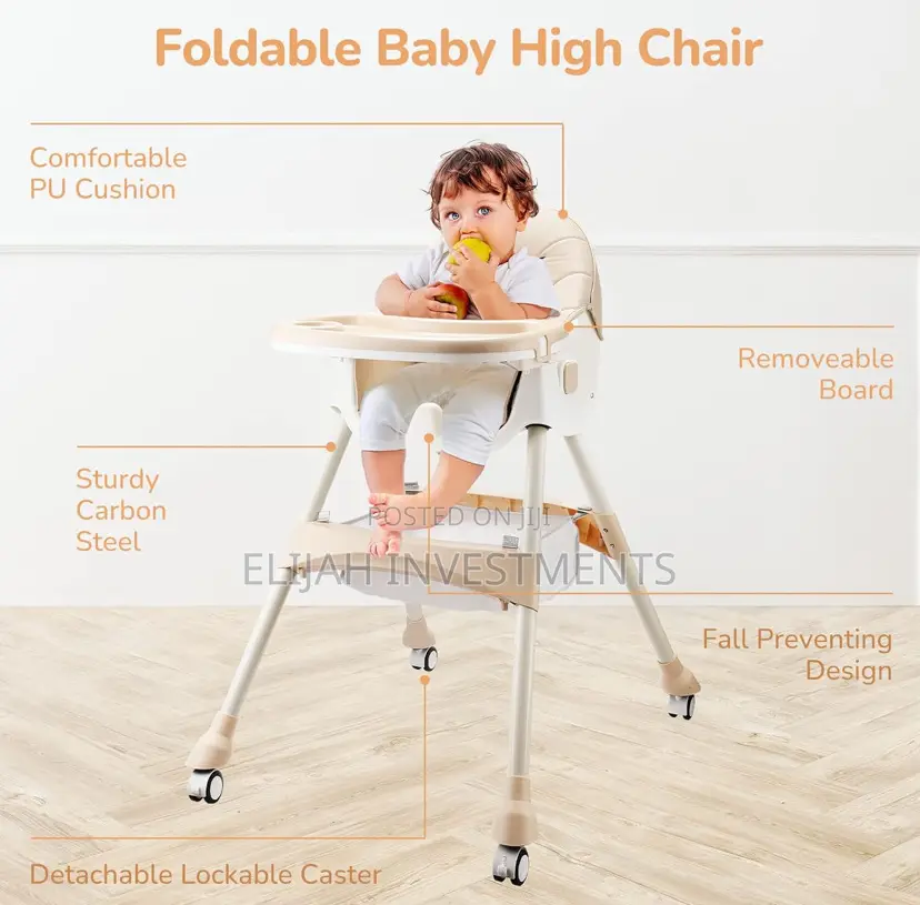 Foldable Baby High Feeding Chair