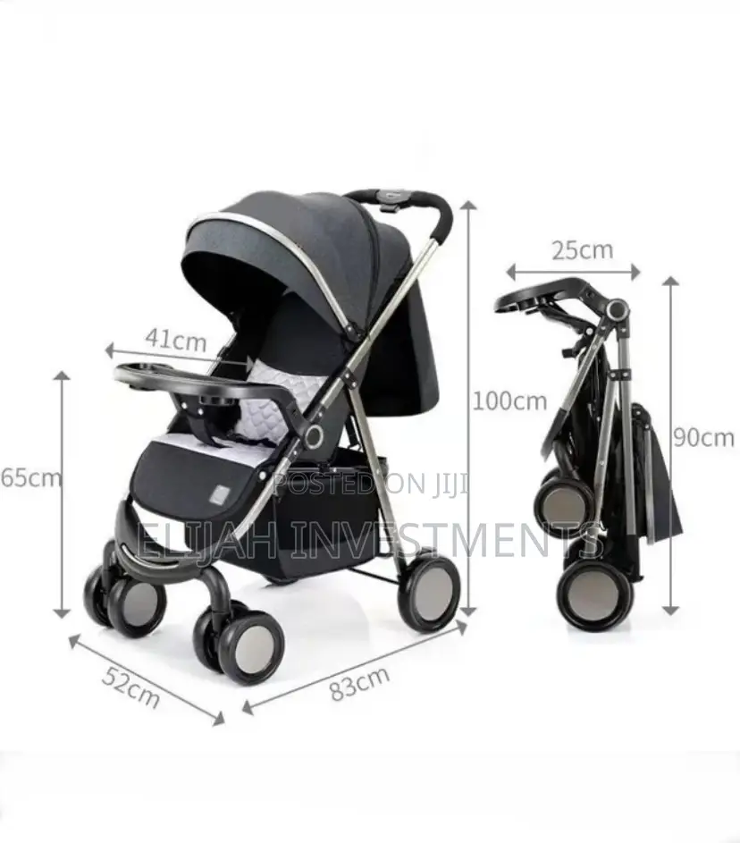 Baby Stroller Walking Artifact With Dinner Plate