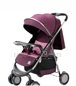 Baby Stroller Walking Artifact With Dinner Plate