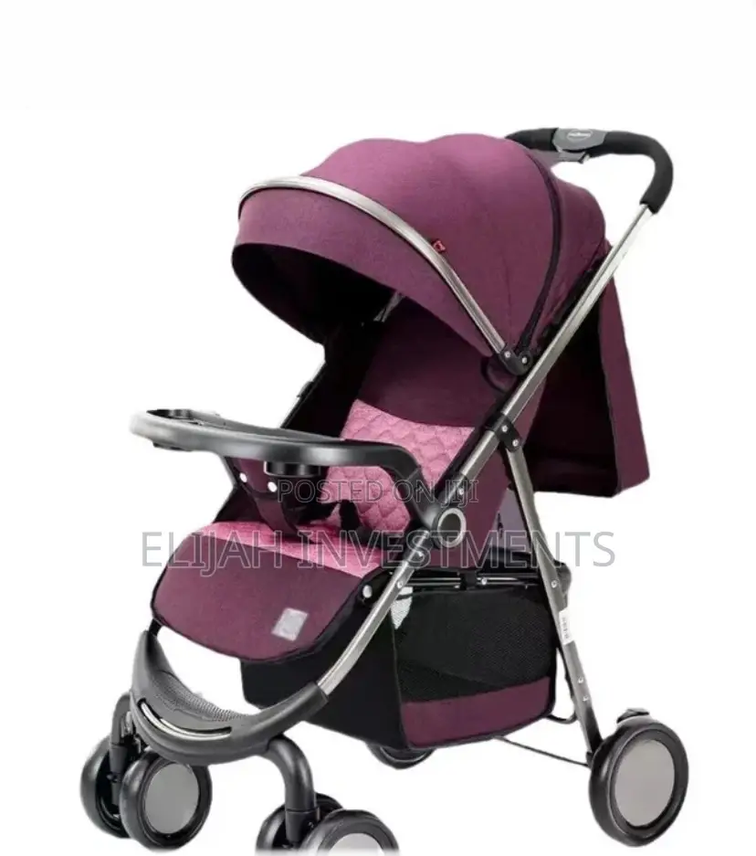 Baby Stroller Walking Artifact With Dinner Plate