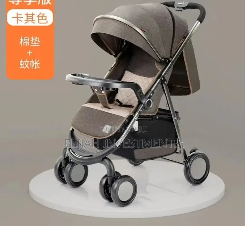 Baby Stroller Walking Artifact With Dinner Plate