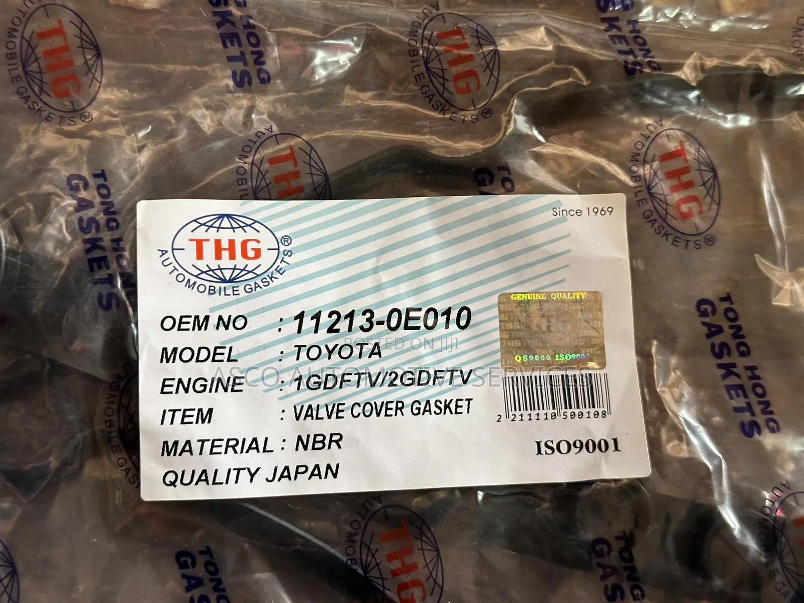 Engine Rocker Cover Gasket Hilux Hiace. 2GD 1GD Engines.