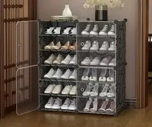 Multi-Color Plastic Shoe Rack Shoe Cabinet