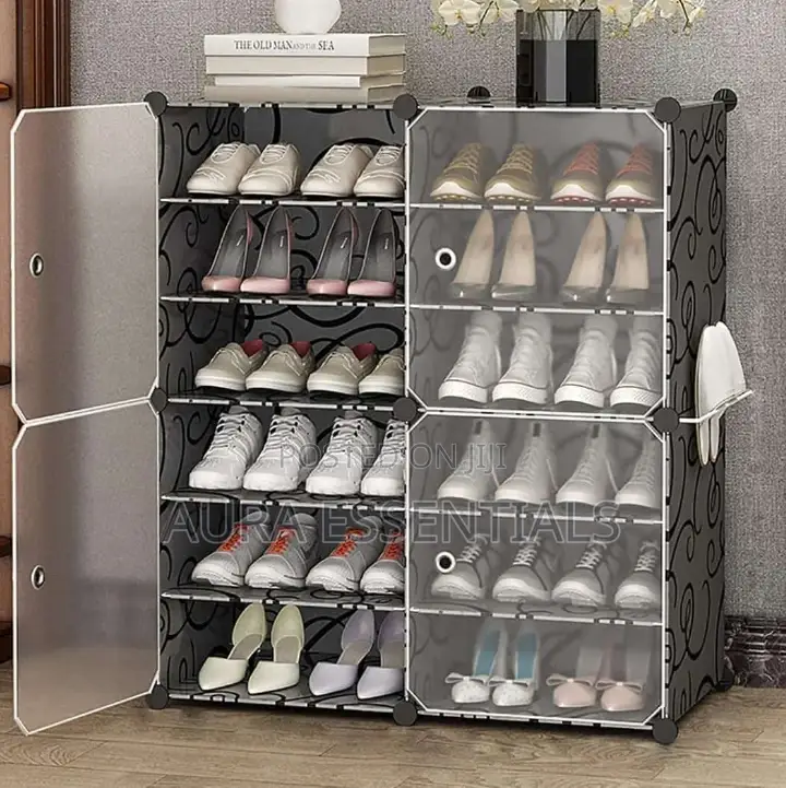 Multi-Color Plastic Shoe Rack Shoe Cabinet