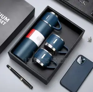 500mls Portable Thermos Flask With 2 Cups
