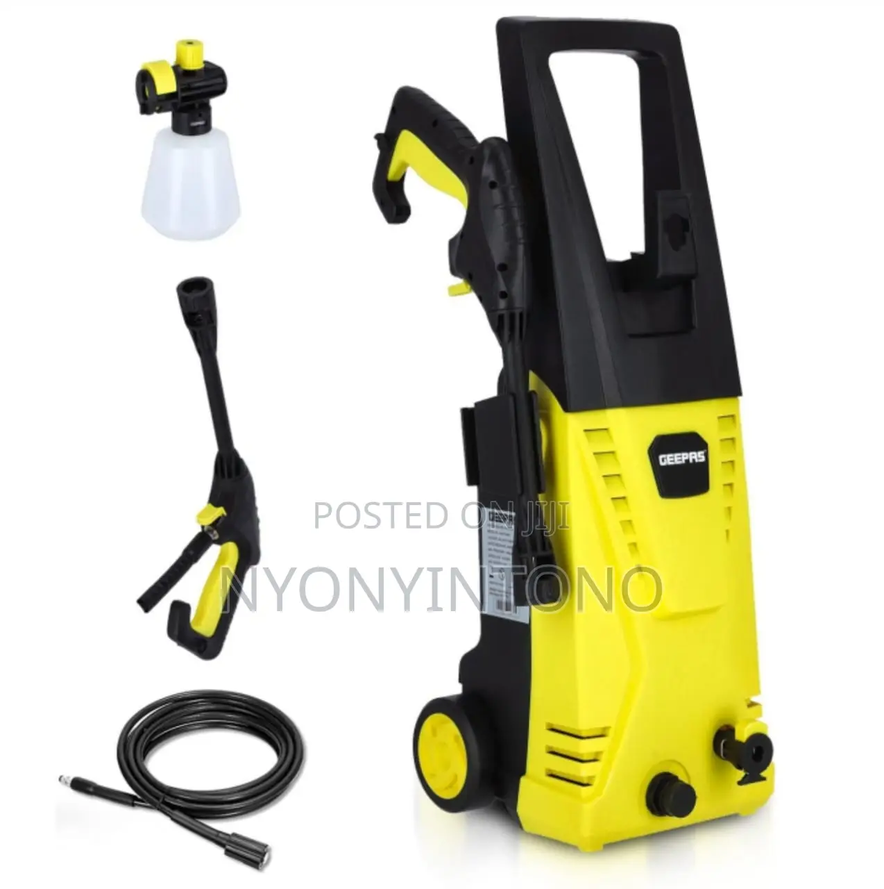 Geepas Electric Jet Pressure Washer With 2 Years Warranty