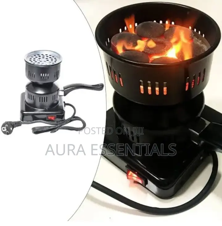 Portable Black Hookah Charcoal Stove