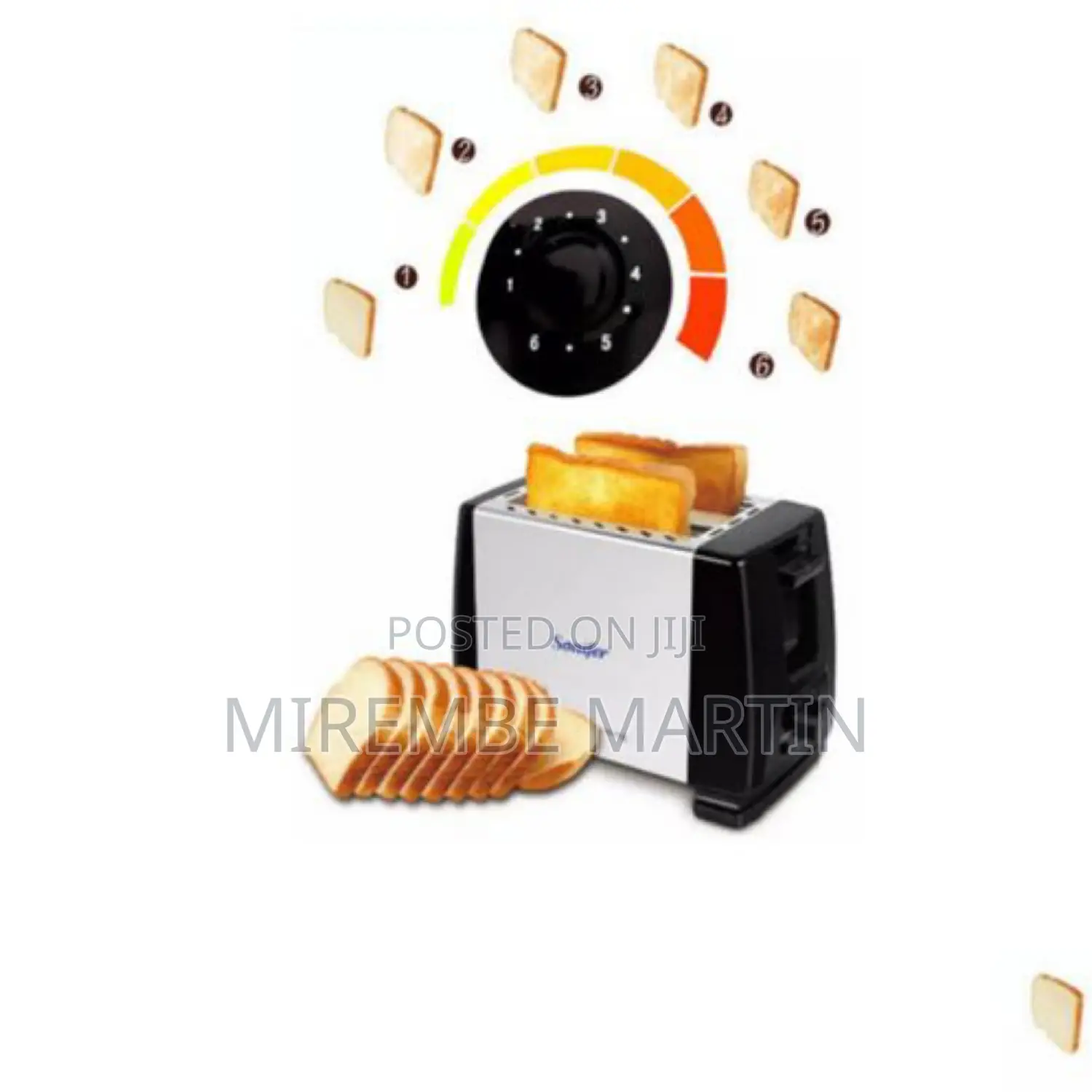 Sonifer 2 Slices Electric Toaster.