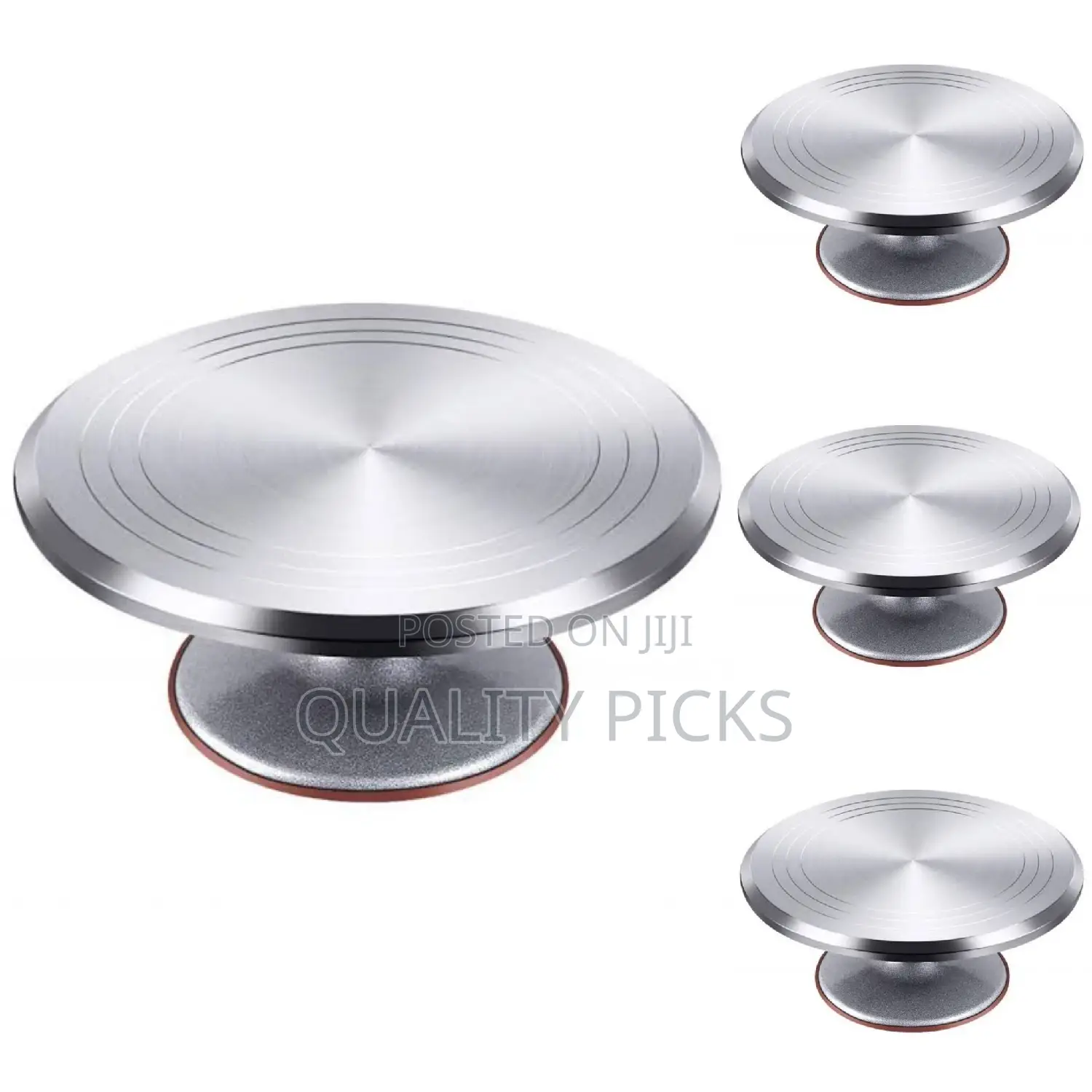 Rotating Aluminum Cake Stand