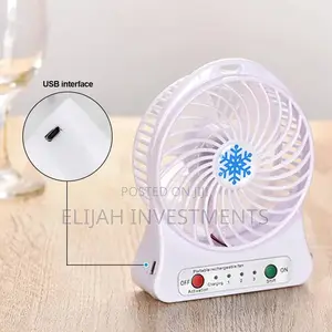 Silent Usb Rechargeable Portable Fan