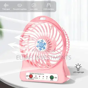 Silent Usb Rechargeable Portable Fan