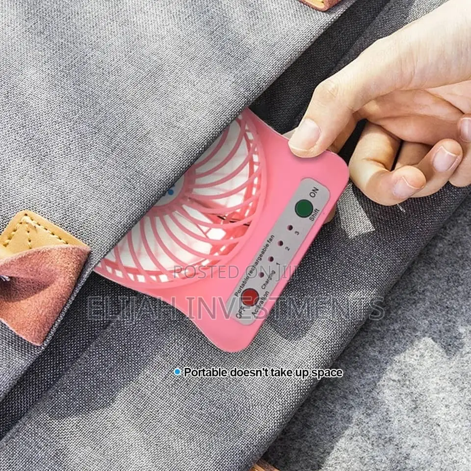 Silent Usb Rechargeable Portable Fan