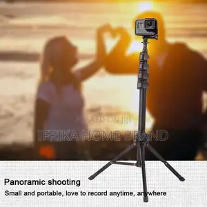 2 In1 Mobile Phone and Video Camera Tripod Stand and Selfie Stick.
