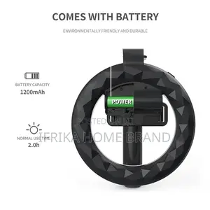 Rechargeable Ring Light Selfie Stick Tripod Phone Stand