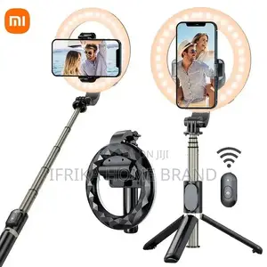 Rechargeable Ring Light Selfie Stick Tripod Phone Stand