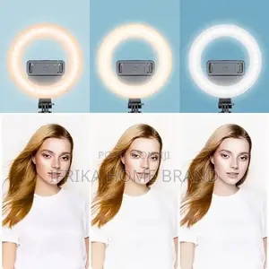 Rechargeable Ring Light Selfie Stick Tripod Phone Stand