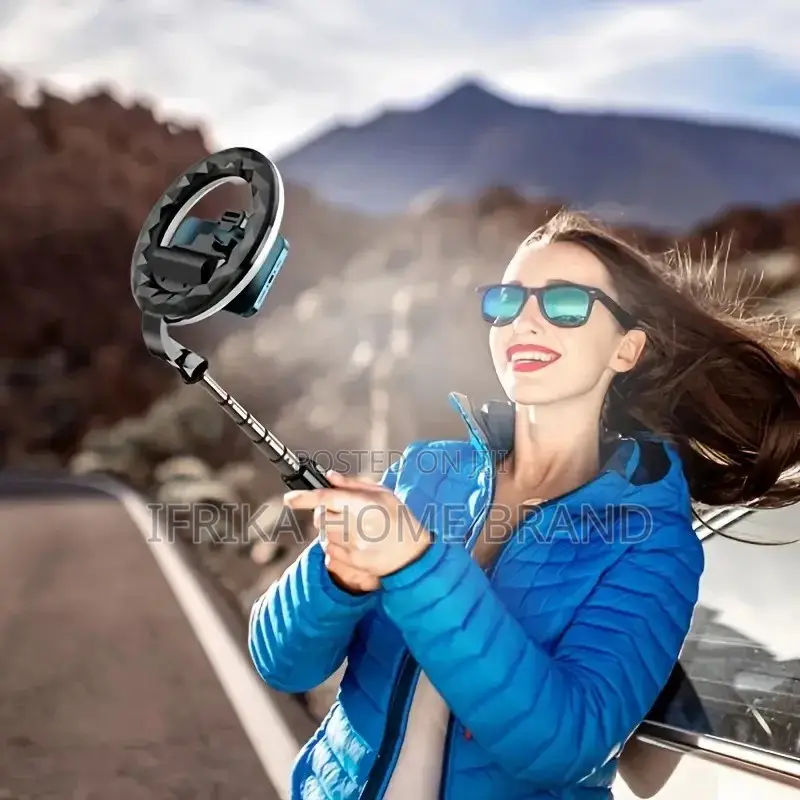 Rechargeable Ring Light Selfie Stick Tripod Phone Stand