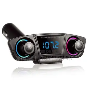 Handsfree Car Wireless FM Transmitter TF Car USB Bluetooth