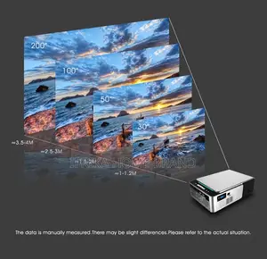 REAL TV T6 Full HD Led Projector 4000 Lumens 1080p