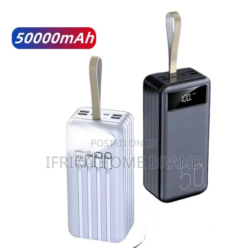50000mah 120W Portable Power Bank High Capacity Super