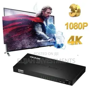 Hdmi Splitter 8 Port (1 Input to 8 Output) Converter