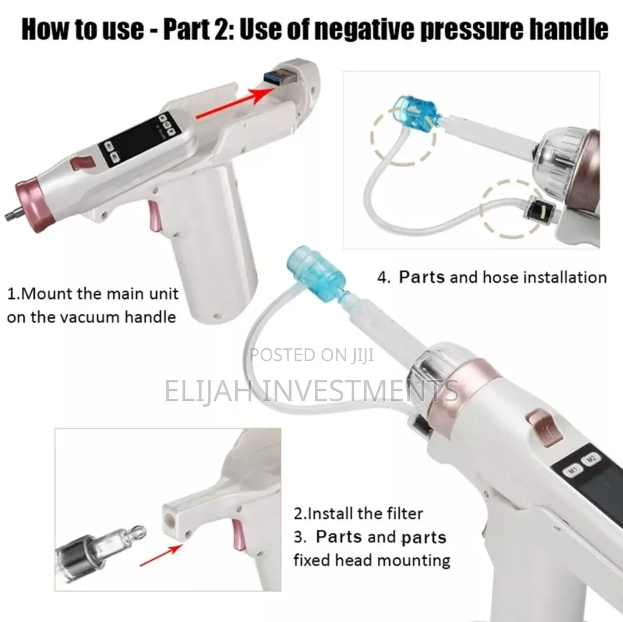 Portable Mesotherapy Gun for Face Skin Wrinkle Removal