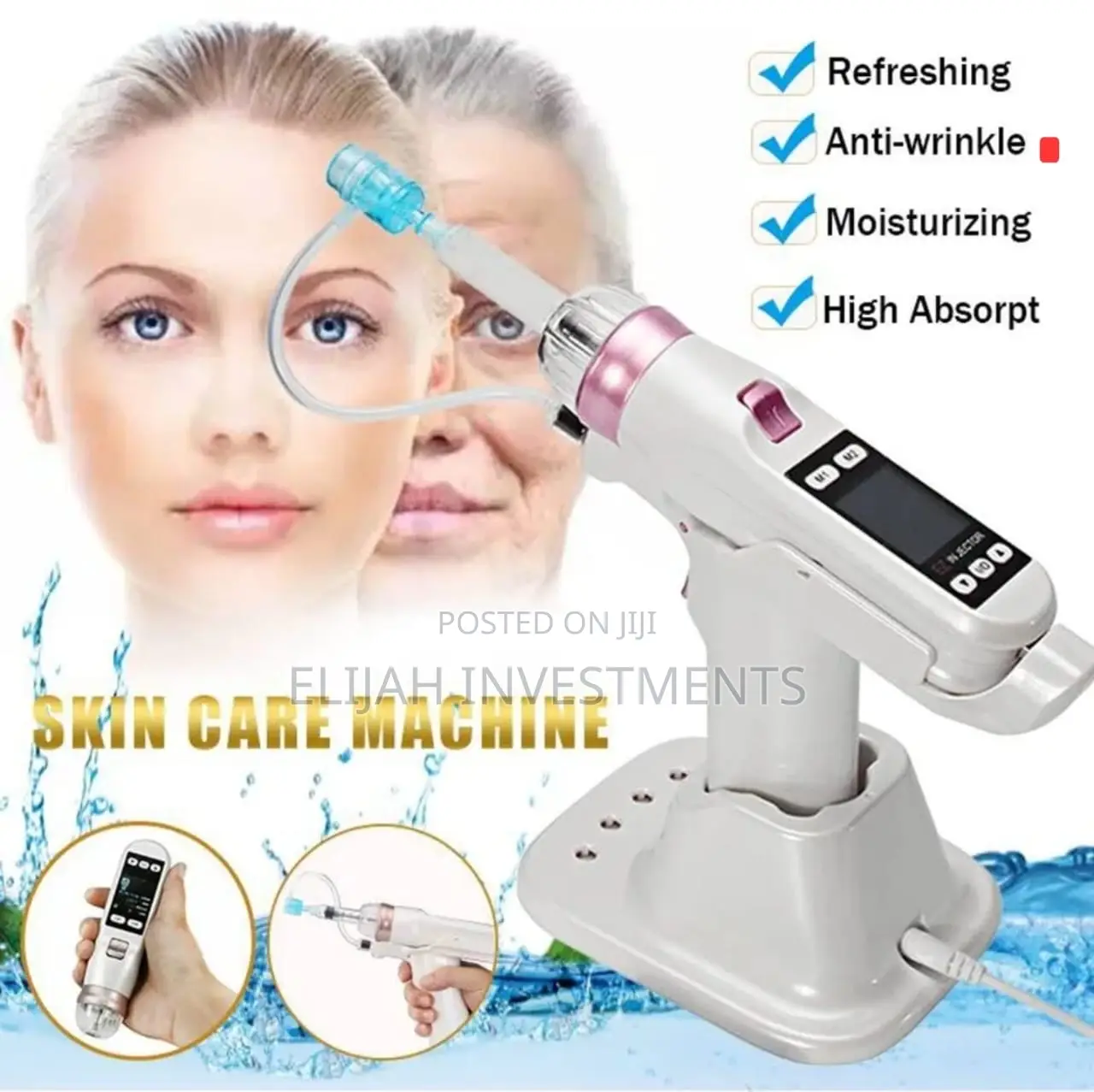 Portable Mesotherapy Gun for Face Skin Wrinkle Removal