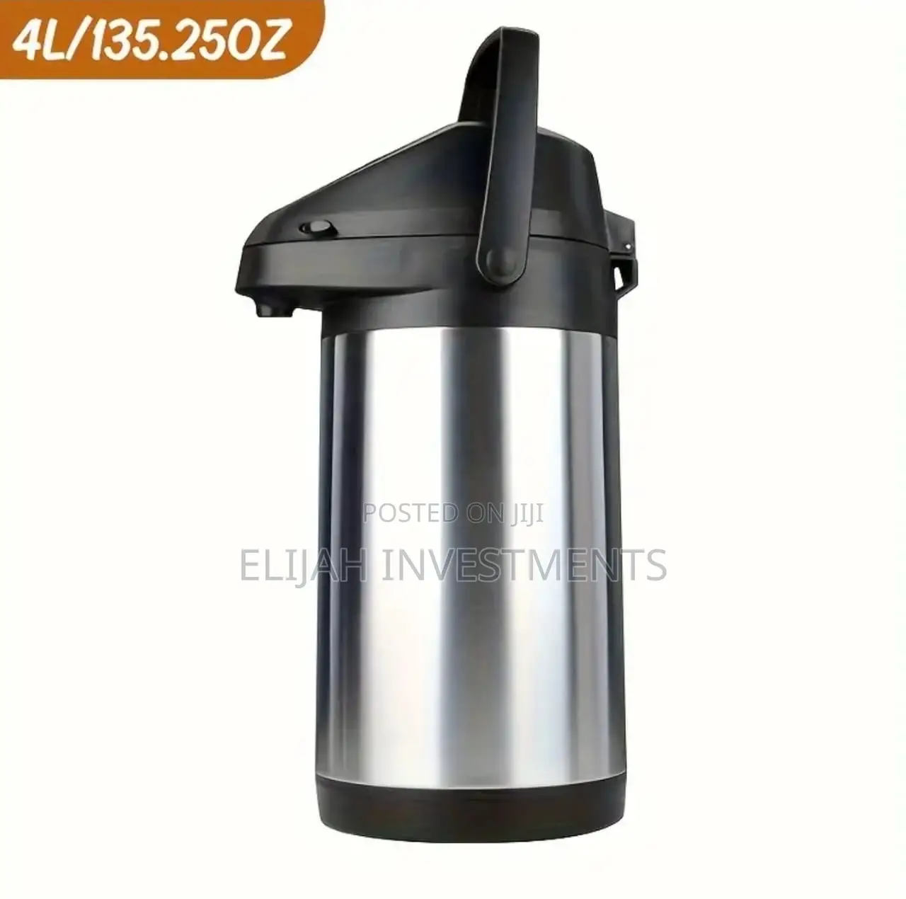 Stainless Steel Coffee or Tea 4litres Airport Vacuum Flask