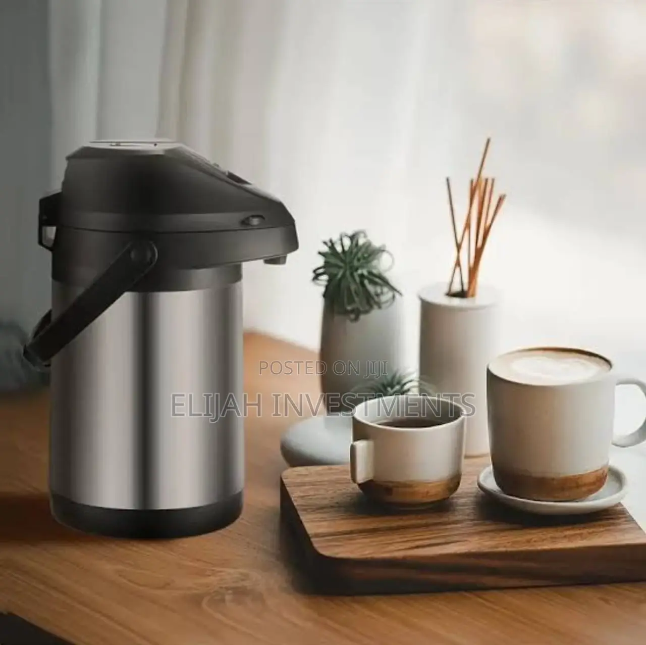 Stainless Steel Coffee or Tea 4litres Airport Vacuum Flask