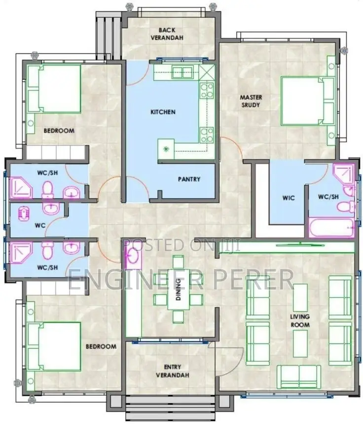 Plan 2 Bedrooms