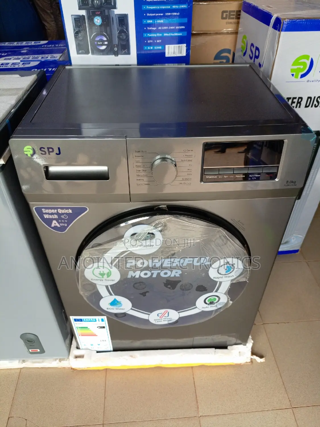 SPJ Washing Machine 8kg Front Loader