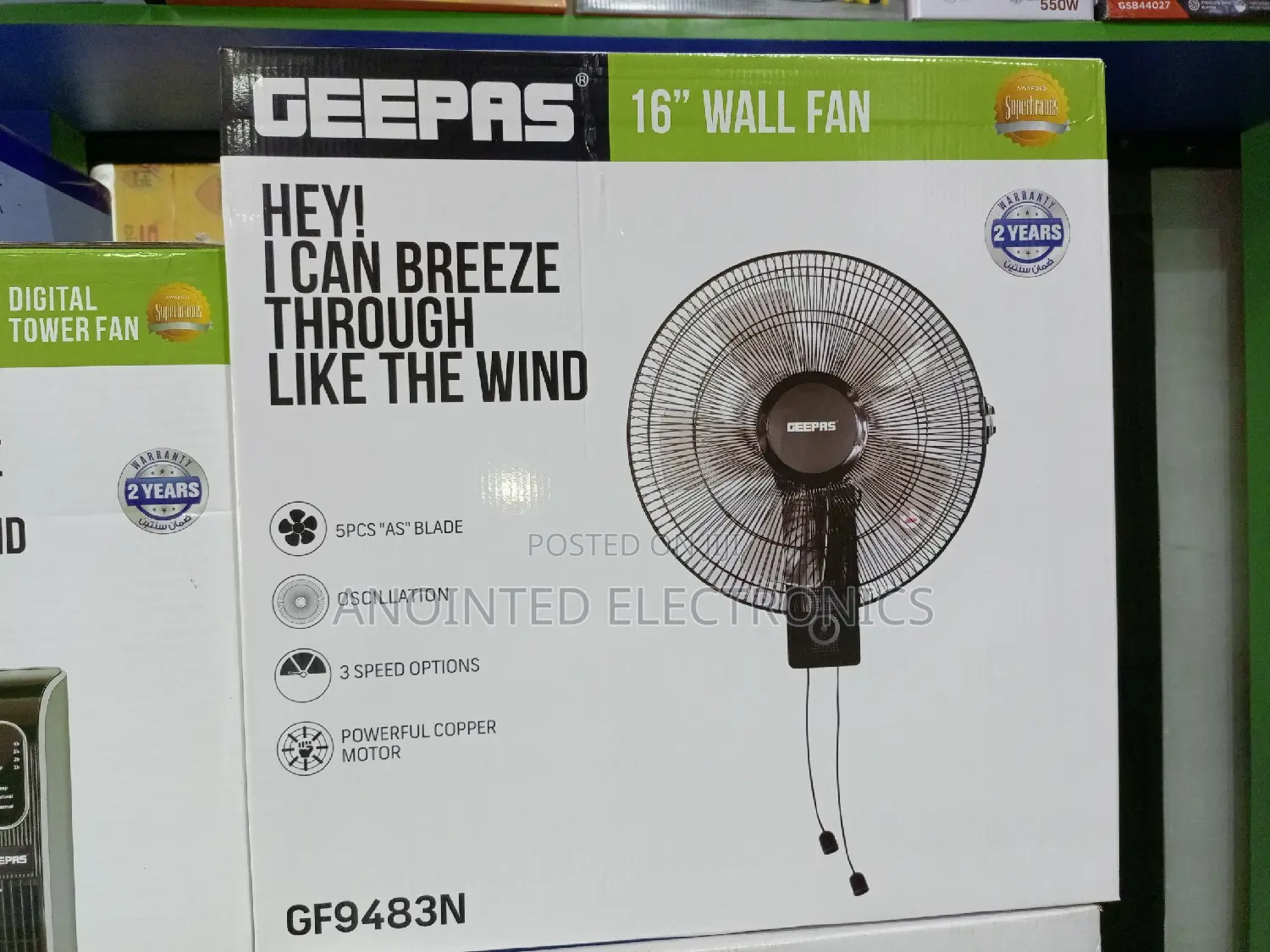 Wall Fans Geepas