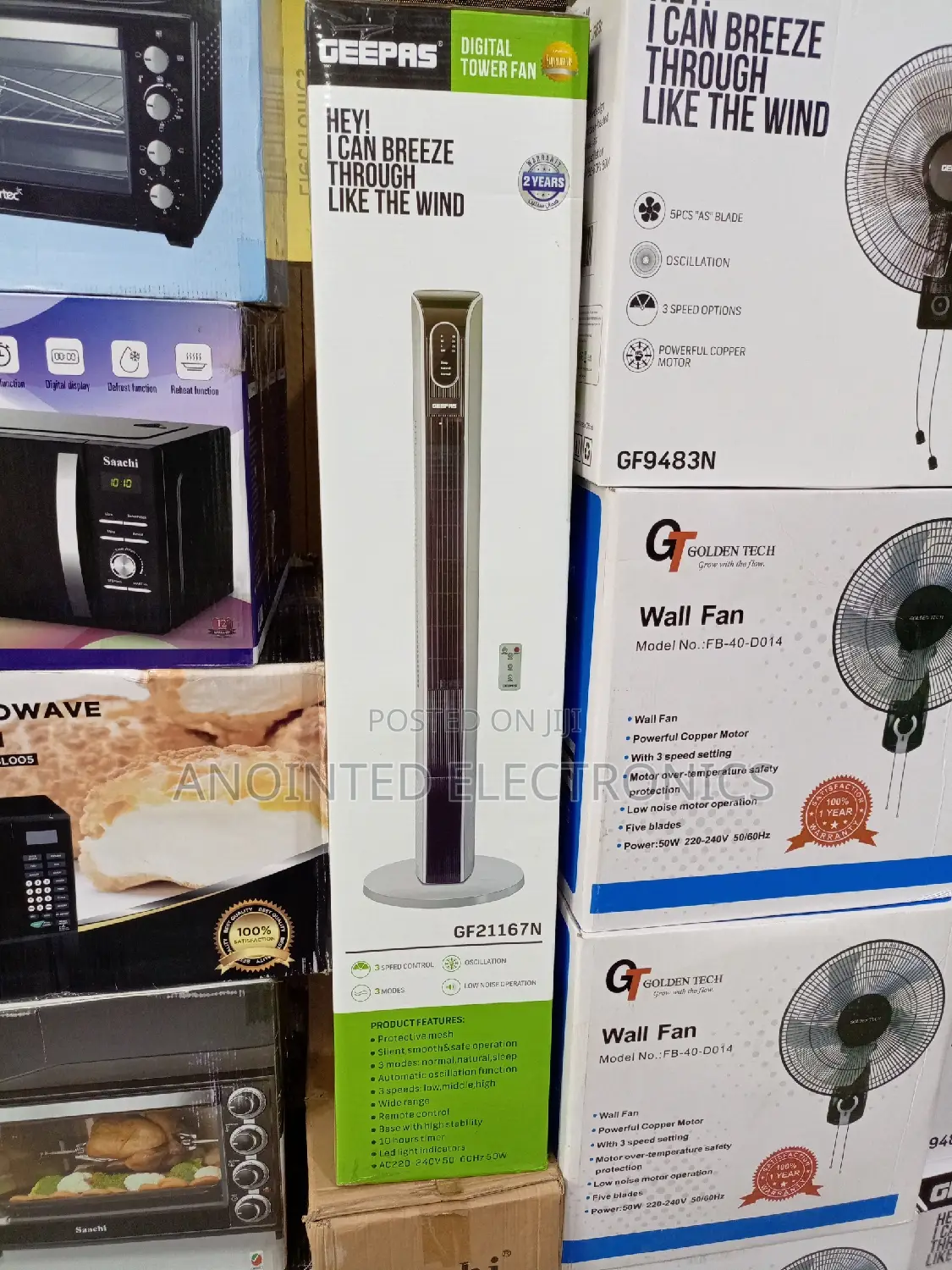 Original Tower Fans With a Remote