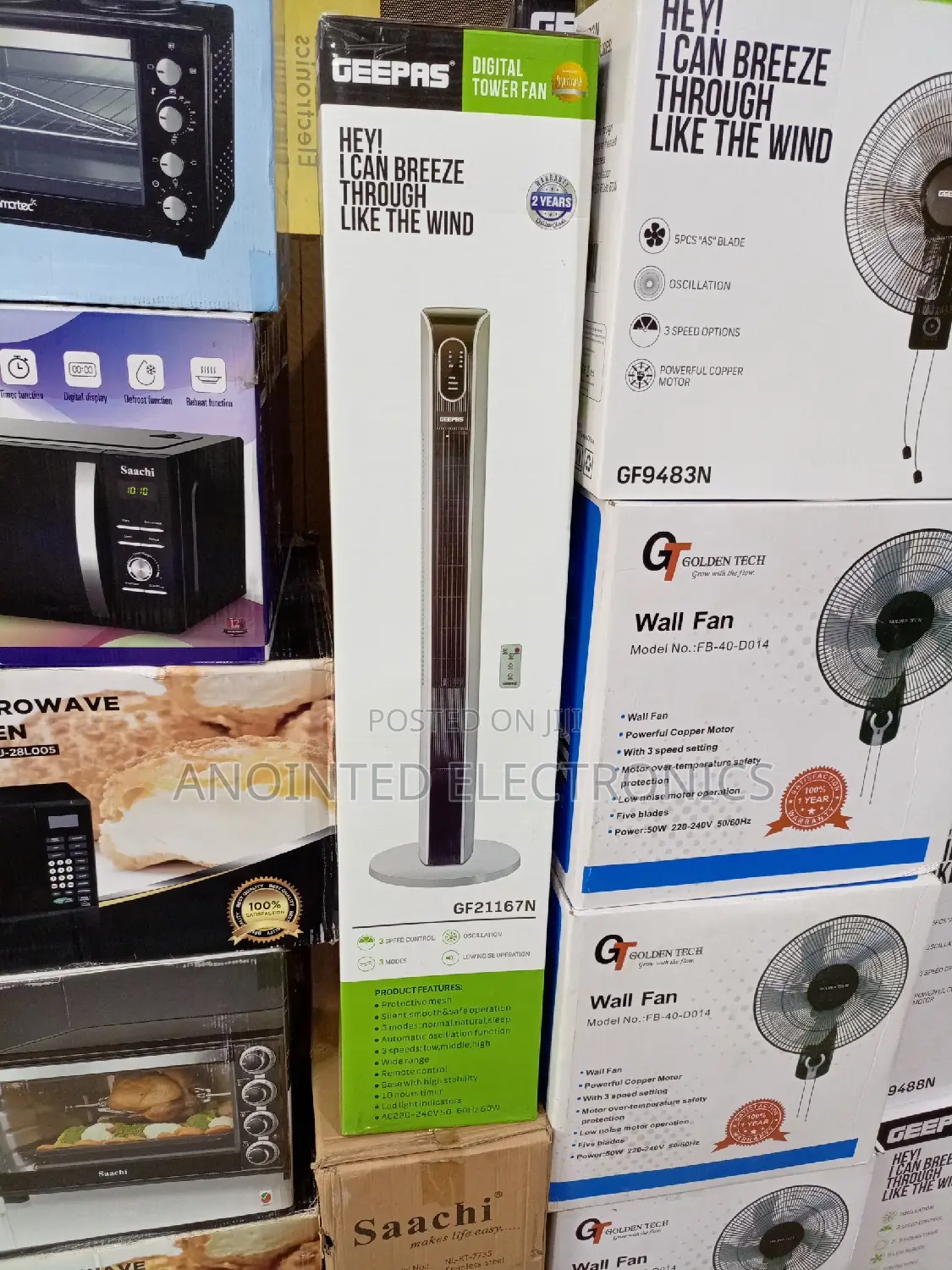 Original Tower Fans With a Remote