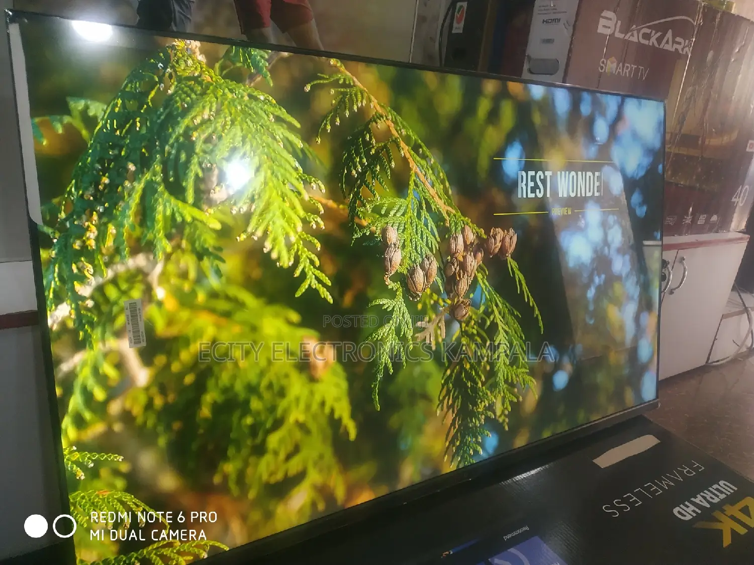 It's 60"Inch Smart LG Flat Screen