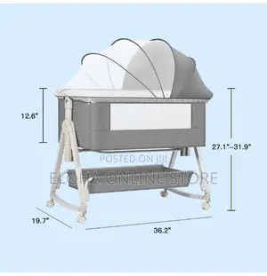 Comfortable 4-in-1 Bedside Sleeper