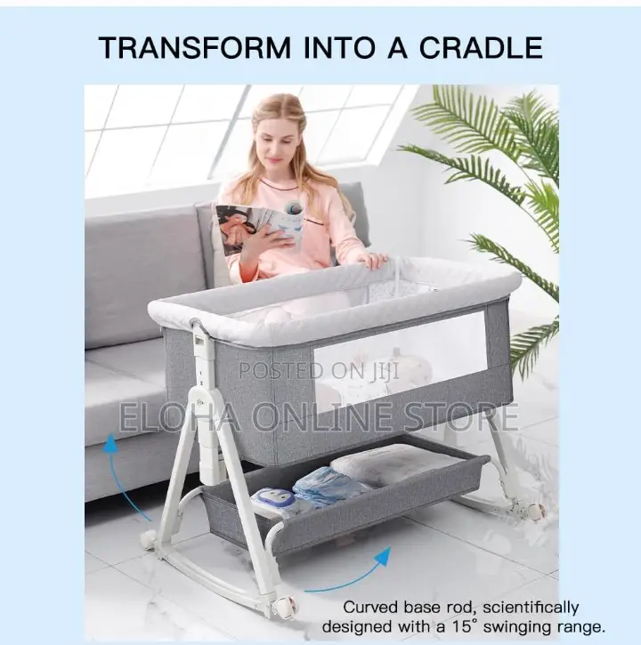 Comfortable 4-in-1 Bedside Sleeper