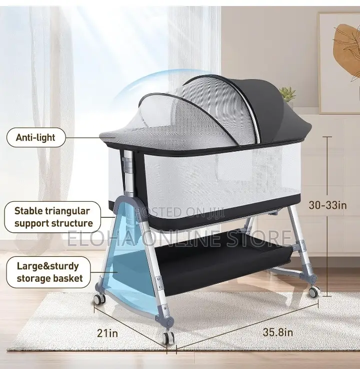 Comfortable 4-in-1 Bedside Sleeper