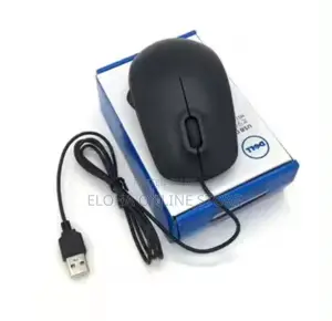 Dell MS111 Optical USB Wired Mouse for PC and Laptop