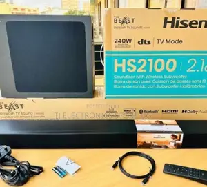 Hisense HS2100 240watts 2.1ch/ Speaker / Wireless Sound Bar
