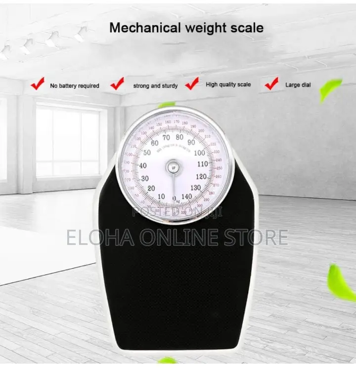 Kinlee Portable Mechanical Body Bathroom Weight Scale