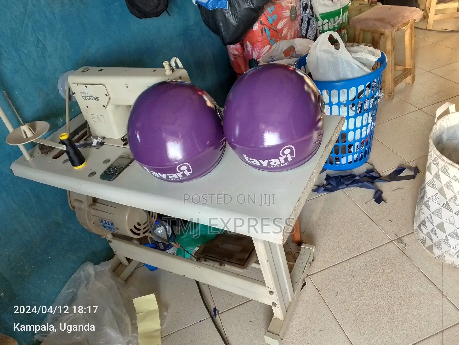 Branded Helmets With Stickers