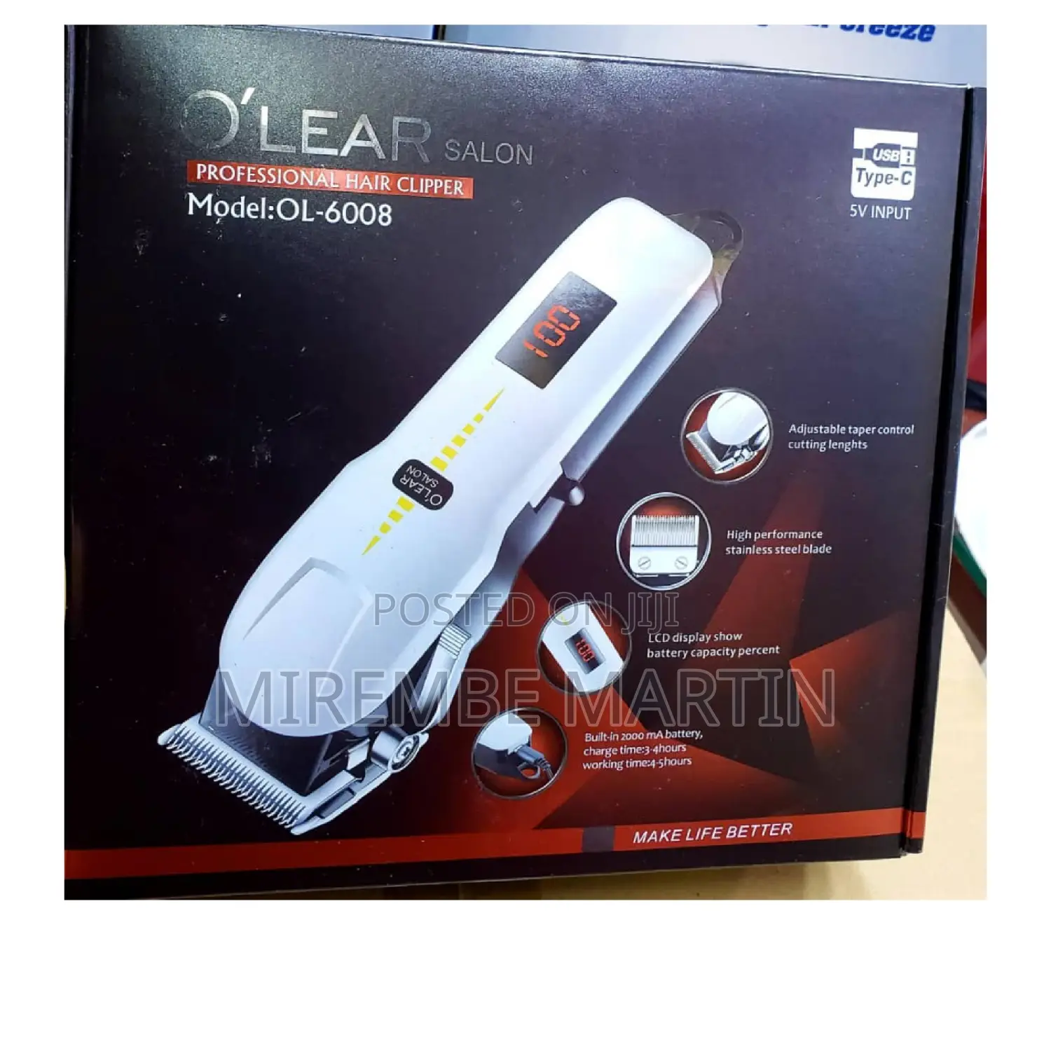 O'Lear Professional Hair Clipper.
