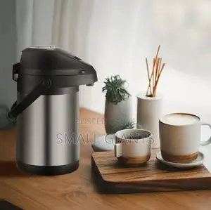 Stainless Steel Coffee or Tea Airport Vacuum Flask, 4ltrs
