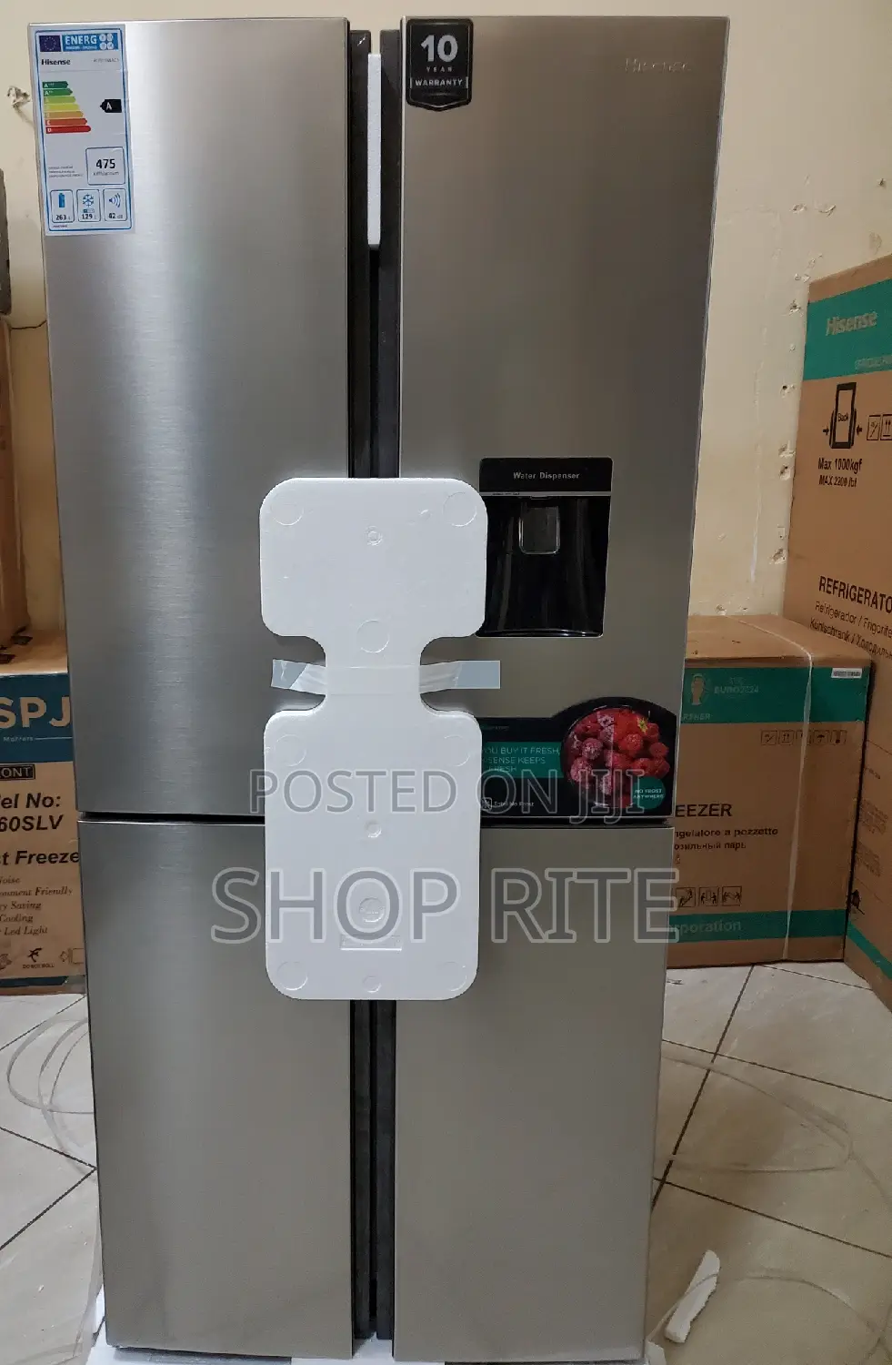 Hisense Refrigerator 515 L 4 Door Original With Dispenser