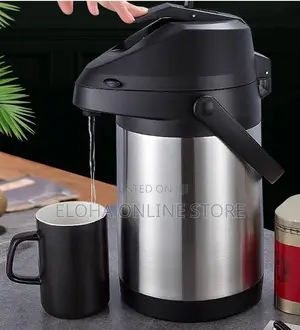 4 Litres Stainless Steel Coffee or Tea Airport Vaccum Flask