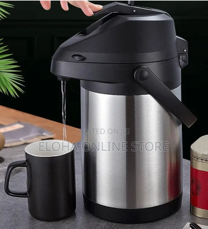 4 Litres Stainless Steel Coffee or Tea Airport Vaccum Flask